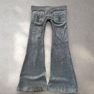 !! SOLD DO NOT BUY !! Juicy Couture Low Rise Grey Flare Pants